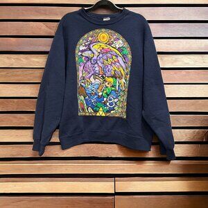 The Legend of Zelda Tri Force Heroes Nintendo Crewneck Sweatshirt LG 2015
